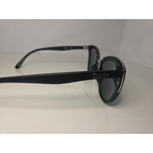 Quay My Girl 126 Black/Black Cat Eye Sunglasses 55-15-150 - Picture 8 of 9